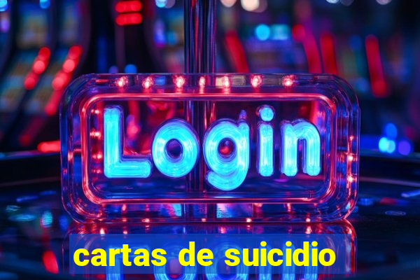 cartas de suicidio